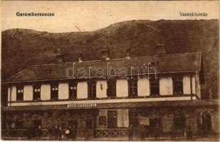 Garamberzence, Hronská Breznica; Vasútállomás. Vasúti levelezőlapárusítás 7895. / railway station