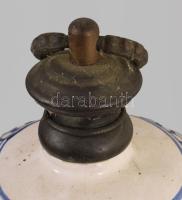 Habán múzeumi másolat kerámia, jelzett, kézzel festett, hibátlan 22 cm