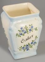 Fajansz cukor tartó edény fedő nélkül 17 cm