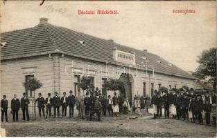 1908 Aldebrő, Községháza. Fogyasztási Szövetkezet kiadása (EK)