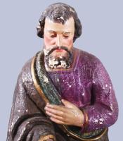 cca 1910-15 gipsz kegytárgy, felületi sérülésekkel, m: