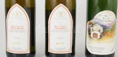 2003-2008 Badacsonyi Szürkebarát, Badacsonyi Tramini 2 db, Badacsony Borászati Szövetkezet, Nemesgul...