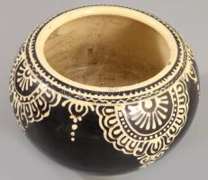 cca 1920/30 TTTT jelzéssel kaspó, kopással, d: 14 cm