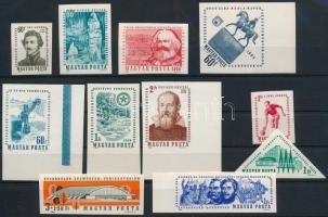 1964 Évfordulók-események II. 11 klf vágott bélyeg (12.200)