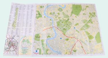 Vegyes térkép és turisztikai prospektus tétel, kb. 30-40 db