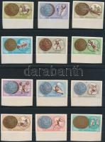 1965 Olimpiai érmesek I. vágott ívszéli sor