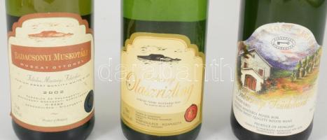 2002 - 2004 Badacsonyi Szürkebarát (2003, 12%), Badacsonyi Olaszrizling (2004,12,5%), Badacsonyi Mus...