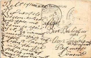 1914 Újvidék, Novi Sad; Dunai vasúti híd újvidéki bejárata, osztrák-magyar katonák. nyomta Glass és ...