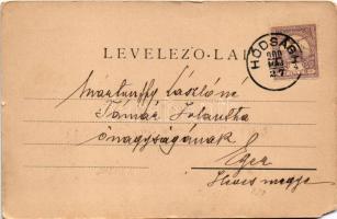 1900 Hódság, Odzaci; Rausch Ede féle üzlet és saját kiadása. Rechnitzer Ottokár fénynyomdája / shop ...