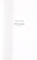 Hitler, Adolf: Mein Kampf (Harcom). H.n., W. Stoker Kft. Kiadói papírkötés, jó állapotban