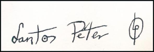 Lantos Péter (1977-): Sátántangó. Akvarell, papír, jelzett, hátoldalán autográf felirattal. 19x24,5 ...