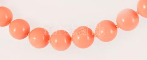 Ezüst (Ag) szerelékes ékszer szett, nyaklánc és fülbevaló pár, jelzett