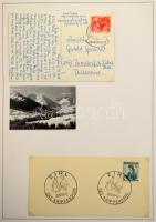 Ausztria 1948-1959 NÉPVISELETEK speciál gyűjtemény, benne 2 postatiszta sor, rengeteg bélyegzett ért...