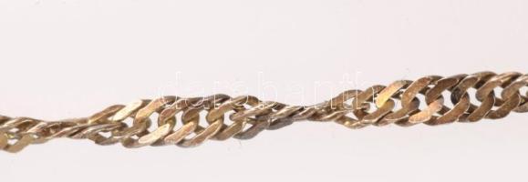 Ezüst (Ag) fényképtartó medálos nyaklánc, jelzett, nettó 13,9g