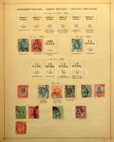 1907-es kiadású Schaubek album, benne néhány ezer magyar és európai bélyegek kb 1940-ig. Érdekes bön...