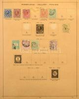 1907-es kiadású Schaubek album, benne néhány ezer magyar és európai bélyegek kb 1940-ig. Érdekes bön...