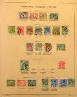 1907-es kiadású Schaubek album, benne néhány ezer magyar és európai bélyegek kb 1940-ig. Érdekes bön...