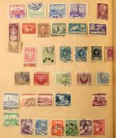 1907-es kiadású Schaubek album, benne néhány ezer magyar és európai bélyegek kb 1940-ig. Érdekes bön...