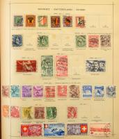 1907-es kiadású Schaubek album, benne néhány ezer magyar és európai bélyegek kb 1940-ig. Érdekes bön...