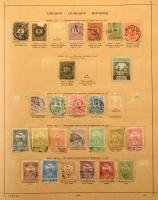 1907-es kiadású Schaubek album, benne néhány ezer magyar és európai bélyegek kb 1940-ig. Érdekes bön...