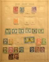 1907-es kiadású Schaubek album, benne néhány ezer magyar és európai bélyegek kb 1940-ig. Érdekes bön...