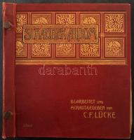 1907-es kiadású Schaubek album, benne néhány ezer magyar és európai bélyegek kb 1940-ig. Érdekes bön...