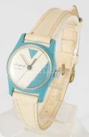 Glashütte modern számlapos női karóra, kvarc, szíjjal, d: 2 cm