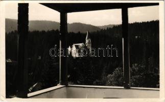 1943 Borszék, Borsec; Római katolikus templom. Heiter György udvari fényképész felvétele / Catholic church. photo (EK)