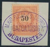 "M. KIR. POSTA- ÉS TÁVÍRDA / IGAZGATÓSÁG / BUDAPESTEN"