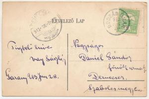 1913 Garany, Hran (Tőketerebes, Trebisov); Gróf Almássy Györgyné kastélya. L. Baumann építész / cast...