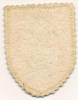 1960-1988 k. olimpiai textil felvarró a Magyar Népköztársaság címerével (65x85mm) T:AU