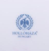 Hollóházi Jurcsák László által tervezett tál, matricás, jelzett, hibátlan, d: 15,5 cm