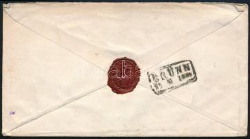 1870 5kr díjjegyes boríték "SELMECZBÁNYA" - "BRÜNN"