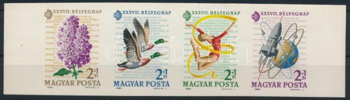 1964 Bélyegnap vágott ívszéli csík