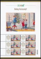 2025 Boldog Karácsonyt! megszemélyesített hatos kisív dísztokban