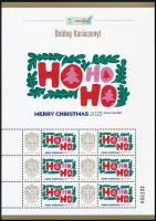 2025 Boldog Karácsonyt! - Hohoho megszemélyesített hatos kisív dísztokban