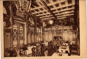 1935 Debrecen, Hotel Angol Királynő szálloda, belső. N. Németh tulajdonos (kis szakadás / small tear)