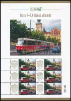 2025 Tátra T+R.P típusú villamos megszemélyesített hatos kisív dísztokban