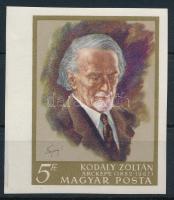 1968 Kodály Zoltán I. vágott ívszéli bélyeg