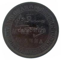 Omán / Maszkat 1898. (1315.) 1/4A Cu T:XF,VF patina
Oman / Muscat 1898. (1315.) 1/4 Anna Cu C:XF,VF...