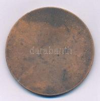 1965. "50 éves a Fővárosi Autóbuszüzem" bronzozott Al plakett (51mm) T:AU