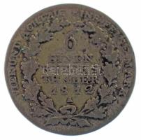 Német államok / Poroszország 1812A 1/6T Ag "III. Frigyes Vilmos" T:F patina
German states...