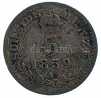 Ausztria 1859A 5kr Ag "Ferenc József" T:VF patina
Austria 1859A 5 Kreuzer Ag "Franz ...