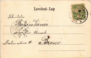 1902 Hortobágy, pásztorok a kút körül, magyar folklór. Pongrácz Géza kiadása, Kiss Ferenc eredeti fé...