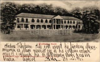 1902 Erdőbénye, fürdő. Szabó fivérek kiadása