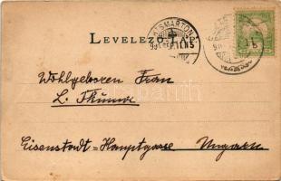 1904 Eszterháza (Fertőd), Herceg Esterházy kastély. Kummert L. kiadása (EK)