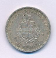 1936. 2P Ag "Liszt" T:AU,XF patina Adamo P7.3