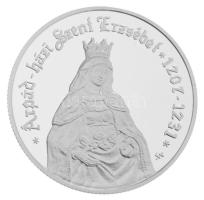 2007. 5000Ft Ag "Árpád-házi Szent Erzsébet" kapszulában, tokban, tanúsítvánnyal (31,46g/0,...