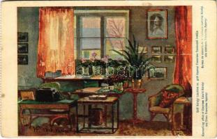 Fót, Népjóléti Intézmény, Gróf Károlyi Lászlóné született gróf Apponyi Franciska Tanácsadó irodája (képeslapfüzetből / from postcard booklet) (szakadás / tear)