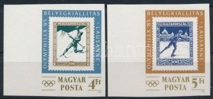 1985 Olymphilex vágott ívszéli sor